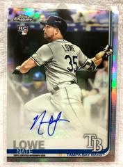 Nate Lowe #NLO Baseball Cards 2019 Topps Chrome Autographs Prices