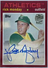 Rick Monday #FFA-RM Baseball Cards 2016 Topps Archives Fan Favorites Autograph Prices