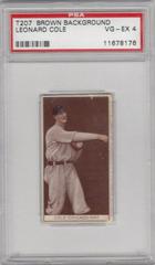 Leonard Cole Baseball Cards 1912 T207 Brown Background Prices