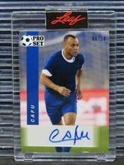 Cafu [Blue] Soccer Cards 2022 Pro Set Autographs Prices