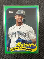 Julio Rodriguez, Ken Griffey Jr. [Green] Baseball Cards 2023 Topps Archives 1989 Doubleheaders Prices