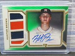 Hunter Brown [Green] #DRPC-HB Baseball Cards 2023 Topps Definitive Rookie Patch Autographs Collection Prices
