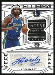 Jaden Hardy [Jersey Autograph Contra] #210 Basketball Cards 2022 Panini Obsidian Prices