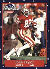 John Taylor #111 Football Cards 1991 Fleer Stars and Stripes Prices
