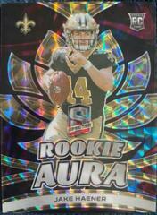 Jake Haener [Interstellar] #23 Football Cards 2023 Panini Spectra Rookie Aura Prices