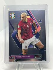 Erling Haaland #55 Soccer Cards 2023 Topps Finest Road to UEFA EURO Prices