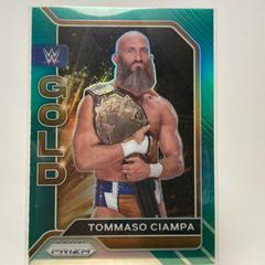 Tommaso Ciampa [Green Prizm] Wrestling Cards 2022 Panini Prizm WWE Gold Prices