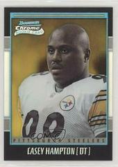 Casey Hampton [Gold Refractor] #209 Football Cards 2001 Bowman Chrome Prices