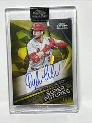 Dylan Carlson [Gold] Baseball Cards 2022 Topps Chrome Black Super Futures Autographs Prices