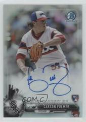 Carson Fulmer [Chrome Refractor] #CRA-CF Baseball Cards 2017 Bowman Rookie Autographs Prices