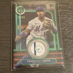 Francisco Lindor [Green] #SOA-FL Baseball Cards 2024 Topps Tribute Stamp of Approval Prices