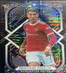 Cristiano Ronaldo [Electric Etch White Pulsar] Soccer Cards 2021 Panini Obsidian Prices