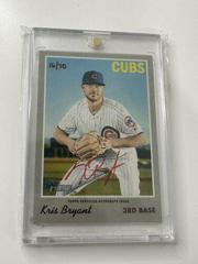 Kris Bryant [Red Ink] Baseball Cards 2019 Topps Heritage Real One Autographs Prices