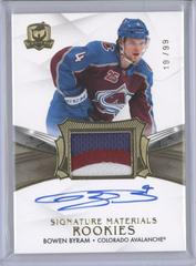 Bowen Byram #SP-BB Hockey Cards 2020 Upper Deck The Cup Signature Materials Prices