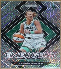 Sabrina Ionescu [Mojo] #4 Basketball Cards 2022 Panini Prizm WNBA Emergent Prices