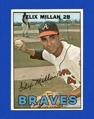 Felix Millan #89 Baseball Cards 1967 Topps Prices