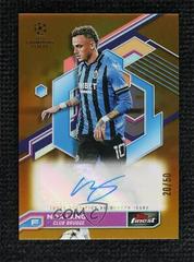 Noa Lang [Gold] Soccer Cards 2022 Topps Finest UEFA Club Competitions Autographs Prices