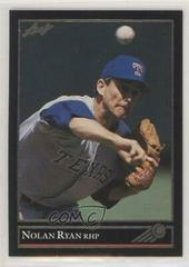 Nolan Ryan [Gold] Baseball Cards 1992 Leaf Prices