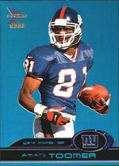 Amani Toomer [Holographic Blue] #60 Football Cards 2000 Pacific Prism Prospects Prices