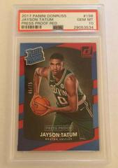 Jayson Tatum [Press Proof Red] Basketball Cards 2017 Panini Donruss Prices