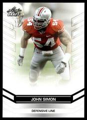 John Simon Football Cards 2013 Leaf Draft Prices