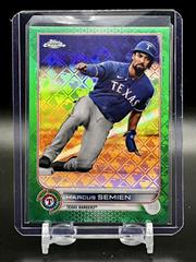 Marcus Semien [Green] #5 Baseball Cards 2022 Topps Chrome Logofractor Prices