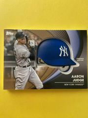 Aaron Judge [Gold] Baseball Cards 2022 Topps Batting Helmet Relic Prices