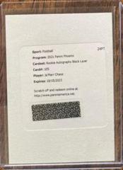 Ja'Marr Chase [Black Lazer Autograph] #105 Football Cards 2021 Panini Phoenix Prices