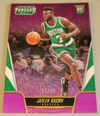 Jaylen Brown [Dazzle Purple] Basketball Cards 2016 Panini Threads Prices