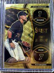 Nick nzales [Gold Vinyl] Baseball Cards 2023 Panini Select Draft Selections Prices