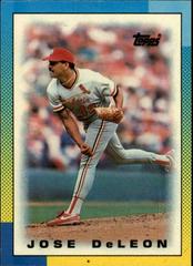 Jose DeLeon Baseball Cards 1990 Topps Mini League Leaders Prices