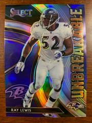 Ray Lewis [Prizm] #U14 Football Cards 2020 Panini Select Unbreakable Prices