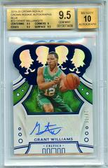 Grant Williams [Blue] Basketball Cards 2019 Panini Crown Royale Rookie Autographs Prices