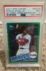 Ronald Acuna Jr. [Green Refractor] #85TC-25 Baseball Cards 2020 Topps Chrome 1985 Prices