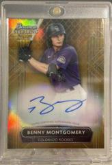Benny Montgomery [Gold] #PA-BM Baseball Cards 2022 Bowman Sterling Prospect Autographs Prices