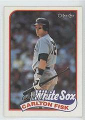 Carlton Fisk #46 Baseball Cards 1989 O Pee Chee Prices