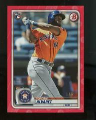 Yordan Alvarez [Red] #25 Baseball Cards 2020 Bowman Prices