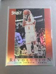 Jalen Johnson [Red Prizm] #6 Basketball Cards 2021 Panini Select Rookie Revolution Prices