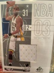 Reggie Miller Jersey #35 Basketball Cards 2002 SP Game Used Prices