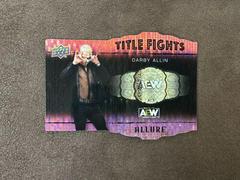Darby Allin [Pink] Wrestling Cards 2022 Upper Deck Allure AEW Title Fights Prices