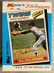 Rod Carew #31 Baseball Cards 1982 Kmart Prices