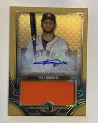 Yuli Gurriel [Gold] Baseball Cards 2022 Topps Triple Threads Single Jumbo Relics Autographs Prices