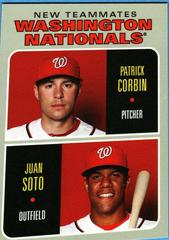 Patrick Corbin, Juan Soto #60 Baseball Cards 2019 Topps Throwback Thursday Prices