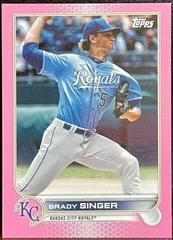 Brady Singer [Mini Pink] #313 Baseball Cards 2022 Topps Prices