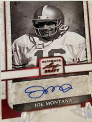 Joe Montana #PA-JM1 Football Cards 2022 Leaf Ultimate Draft Portrait Autographs Prices