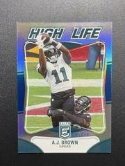 A. J. Brown [Blue] #HL-14 Football Cards 2023 Panini Donruss Elite High Life Prices