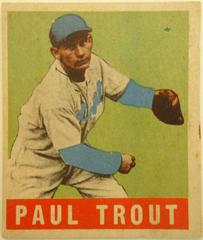 Paul Trout Baseball Cards 1948 Leaf Prices