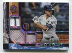 Giancarlo Stanton Baseball Cards 2022 Topps Tribute Triple Relics Prices