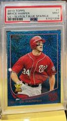 Bryce Harper [Looking Left Silver Slate Blue Sparkle] #1 Baseball Cards 2013 Topps Prices