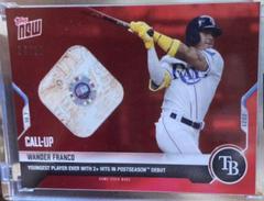 Wander Franco [Red] #955 Baseball Cards 2021 Topps Now Prices